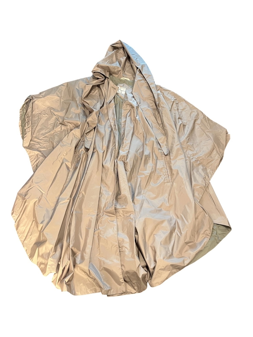 Bronze Fleet Street hooded poncho rain cape